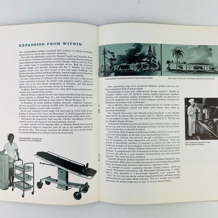 American Hospital Supply Corp Annual Report 1961 Vintage