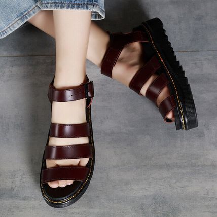 Sandals Platform Fingerless Fashion Leather Comfy