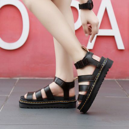 Sandals Platform Fingerless Fashion Leather Comfy