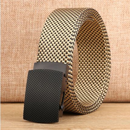 Men's Nylon Lightweight Belt Outdoor Casual Canvas Belt