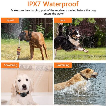 800M Waterproof Electric Pet Dog Training E-Collar Anti-Bark Obedience Remote