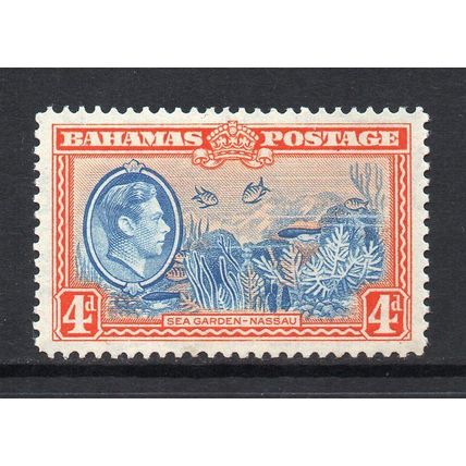 Bahamas - 1938 - 4d Sea Garden, Nassau (sg158) Mint Hinged