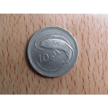 Malta 1991 10 Cents Coin