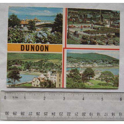 1979 postcard Dunoon, multi-view