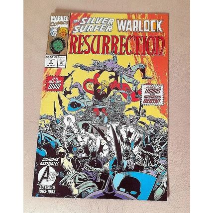 Silver Surfer / Warlock : Resurection # 2 - Marvel Comics - 1993 - vf+(8.5) ::.
