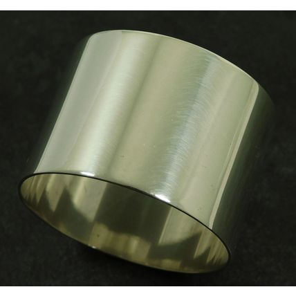 Vintage Solid Sterling Silver Unengraved Serviette Napkin Ring 1945 By Viners