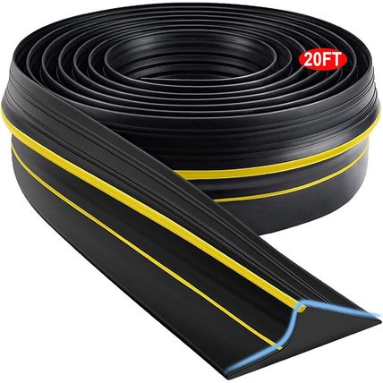 Jin&Bao Universal Garage Door Threshold Seal Strip, Bottom Weather Stripping Rep