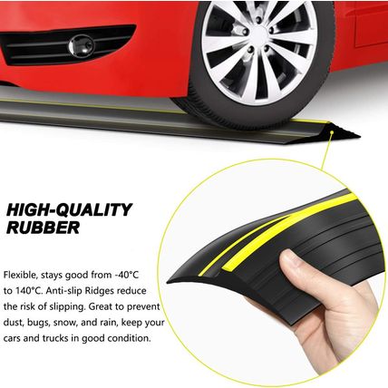 Jin&Bao Universal Garage Door Threshold Seal Strip, Bottom Weather Stripping Rep