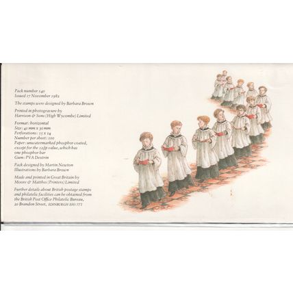 GB 1982 - Presentation Pack - SG 1202/6 - Christmas Carols