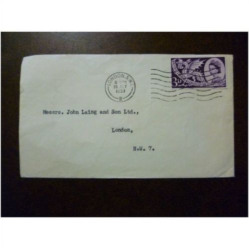 1958 GB Sixth British Empire Commonwealth Games FDC London cancel single stamp