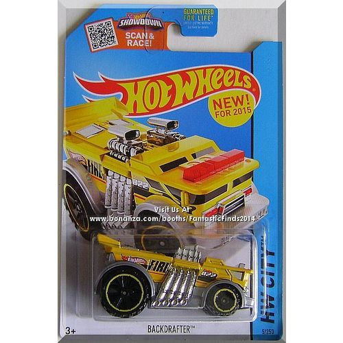 Hot Wheels - Backdrafter: HW City 2015 - HW City Works #5/250 *Yellow Edition*