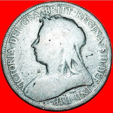 MISTRESS OF SEAS: UNITED KINGDOM ★ HALF PENNY 1901! LOW START★NO RESERVE