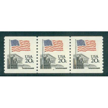 1895a 20c U.S. Flag Very Fine MNH SG PNC 4/3 NA0880