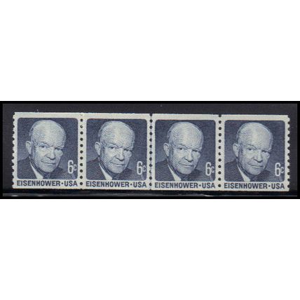 1401 6c Dwight Eisenhower Fine MNH CL S/4 KA9076