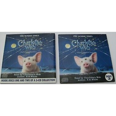 Charlottes Web Audiobook CD Disc 1 & 2 Of A 3 Disc Set Promo The Times Kids