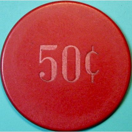 BPOE Elks 2240. 50¢ Vintage Casino Chip. Hawthorne, CA. Q48.