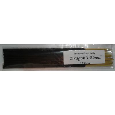 Dragon's Blood Incense, From India, 20 Stick Value Package