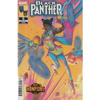 Black Panther (2023) #5 Marvel Comics LGY#217 New Champions Variant GRAY WOLF