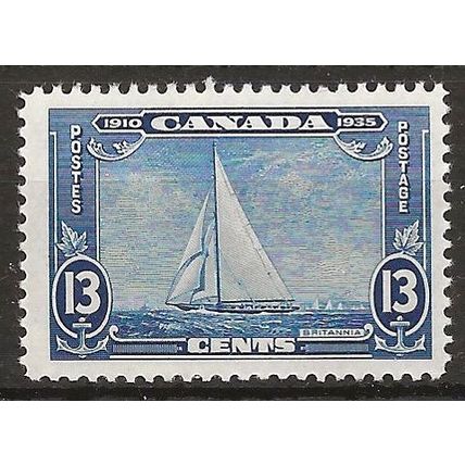 Canada 1935 SG340 13c Blue Mounted Mint (album page remainders) ..