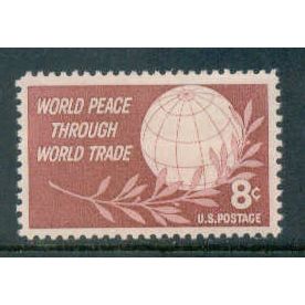 1129 8c Peace Through Trade Fine MNH MA1073 (5)