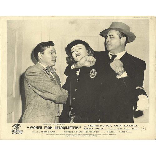 WOMEN FROM HEADQUARTERS Virginia Huston, Robert Rockwell F-O-H Stills Set (8)