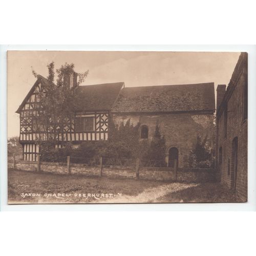 Saxon Chapel Deerhurst Postcard Gloucestershire Cambria Series