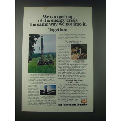 1977 Phillips 66 Oil Ad - We Can Get Out of the Energy Crisis