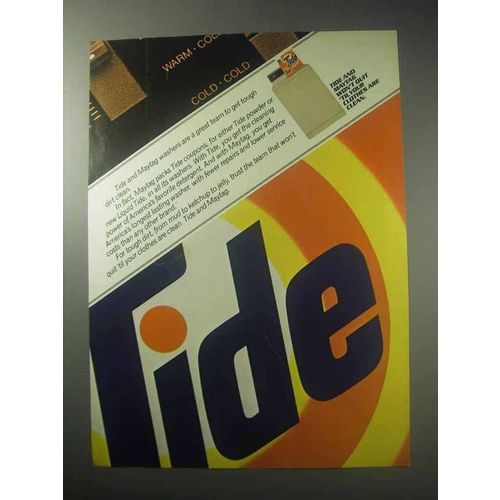 1985 Tide Detergent Ad - Maytag Washers