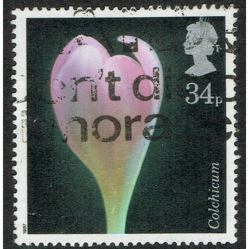 1987 Flower Photographs 34p Multicoloured SG1350 GU