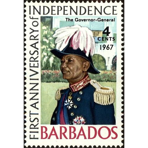 Barbados 1967 Independence 1st 4c Unmounted Mint MNH SG 367 Sc 298 stamp Scott