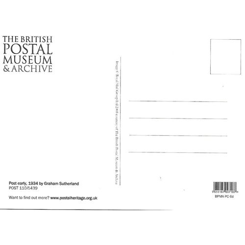 BPMA-PC-6a/d: GPO Poster Postcard Set.