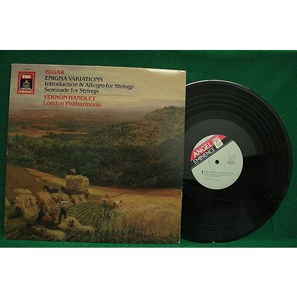Vernon Handley - Elgar: Enigma Var./Intro. & Allegro/Serenade - AE 34432 - VG+