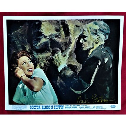 DOCTOR BLOOD'S COFFIN(1961) original UK FOH / Lobby cards ***SIGNED***
