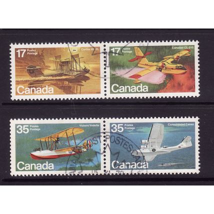 CANADA 1979 CANADIAN AIRCRAFT SG 966 / 969 SET 4 VALS FINE USED