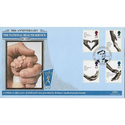 GB 1998 50th Anniversary of NHS Benham FDC Ebbw Vale special pm