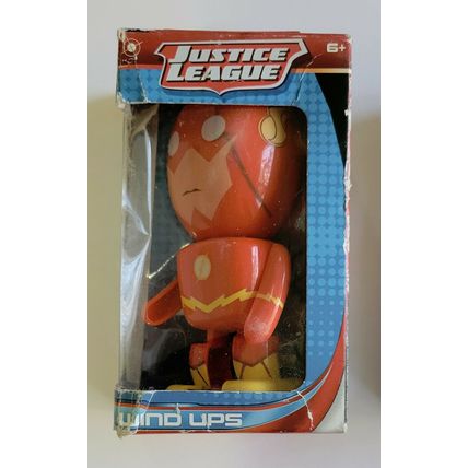 DC Justice League Wind-ups 'The Flash' and 'Cyborg' Sealed Cond.