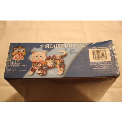 KITTEN TALES 550 PIECE SHAPED PUZZLE MOSTLY SEALED
