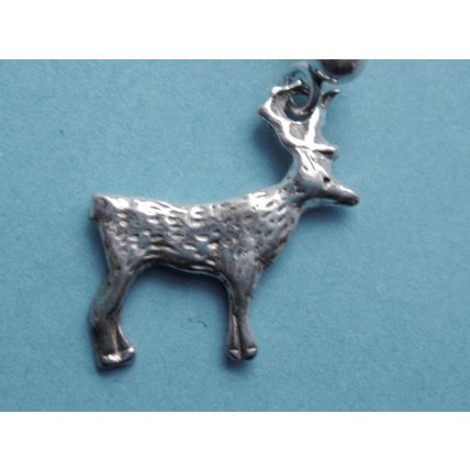 Nordic Influence 830 Silver Reindeer Earrings For Pierced Ears Maker - JR