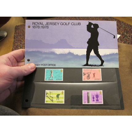 1978 Jersey Mint stamps presentation pack - Royal Jersey Golf Club