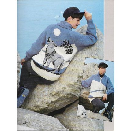 Patons Knitting Book 557 O Canada Volume Two ©1991 Jacket Pullover 11 projects