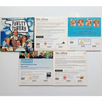 COMEDY DVD SELECTION, DAILY/SUNDAY MIRROR PROMOTION (5 DVD'S)