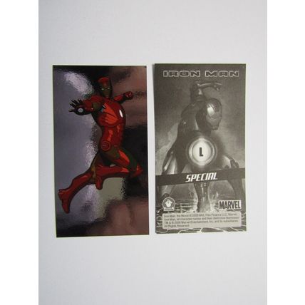 Marvel - Iron Man The Movie 2008 - Preziosi Sticker Drop-down Choice (e18)