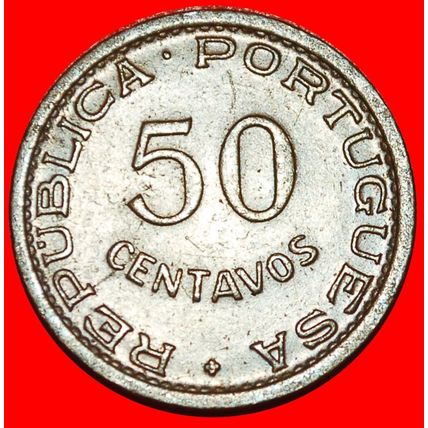 ELEPHANT (1953-1961) PORTUGAL:ANGOLA★50 CENTAVOS 1958 ERROR★LOW START★NO RESERVE