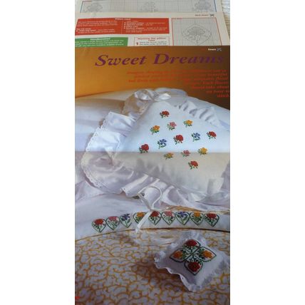 Sweet Dreams Wildflowers by Debbie Cripps Cross Stitch Chart Magazine Chart