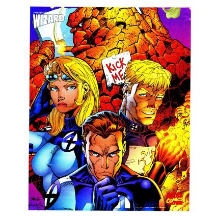Comic Poster: Fantastic Four - Marvel 1996 - 10 1/4" x 12 3/4"