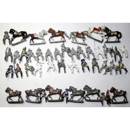 25mm minifigs horse & musket seven years war cavalry