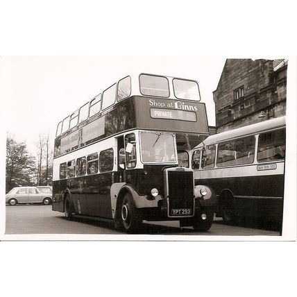 Black & White Photograph of Sunderland & District Omnibus Co. Ltd. - YPT 293