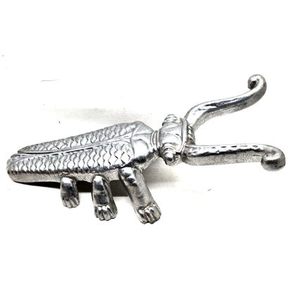 Vintage Aluminum Beetle Boot Jack Shoe Pull Home Decor Bug Insect (G42)