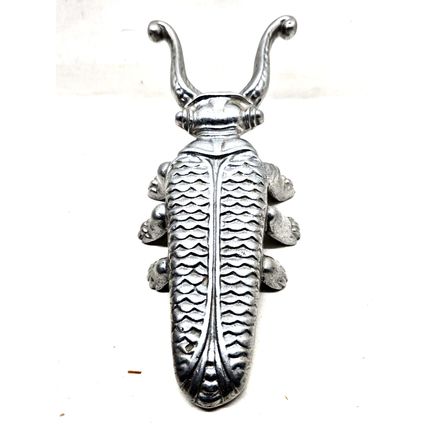 Vintage Aluminum Beetle Boot Jack Shoe Pull Home Decor Bug Insect (G42)