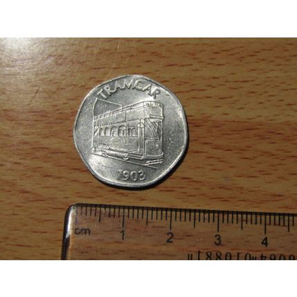 Tramcar 1903 National Transport 20 Token (e714)